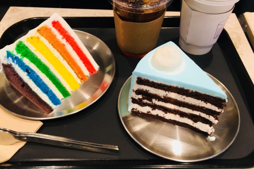 レインボーケーキ